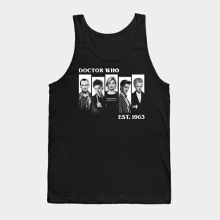 Doctor Who Est 1963 Classic Black Tank Top